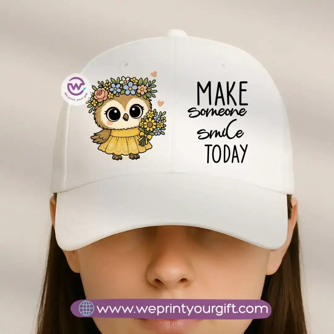 Personalized summer cap- Owl - WE PRINT