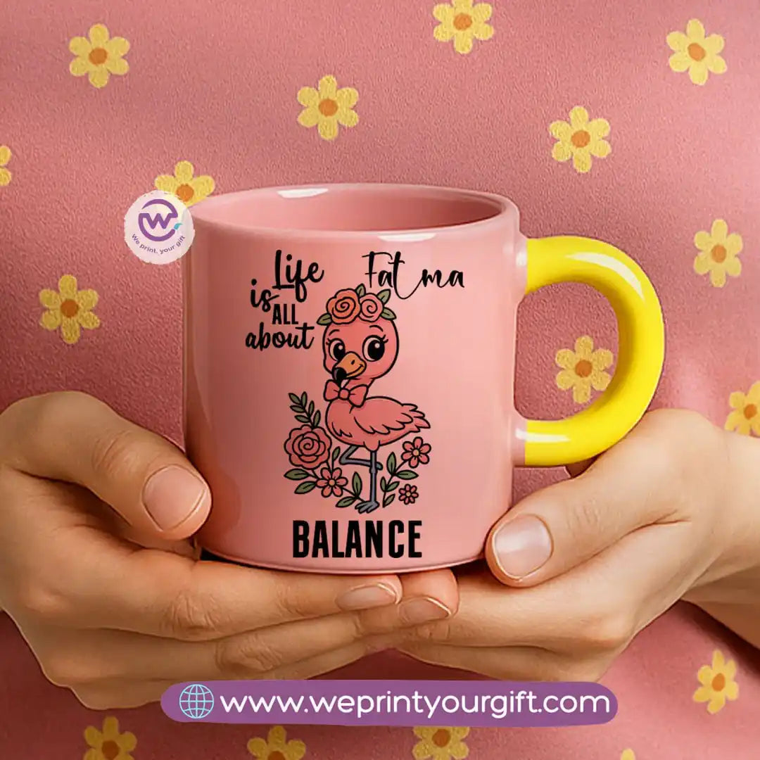 Round handle mug- Unicorn