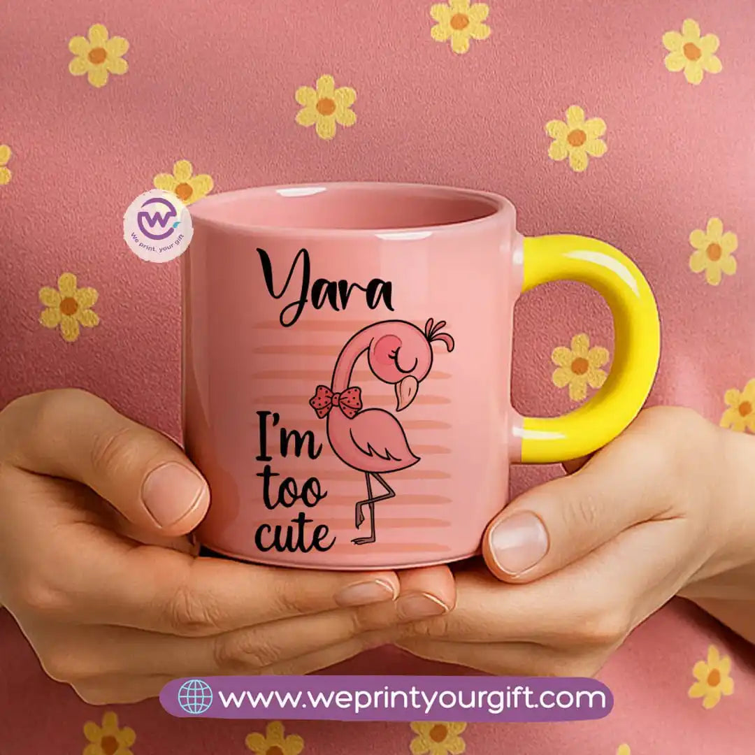 Round handle mug- Unicorn