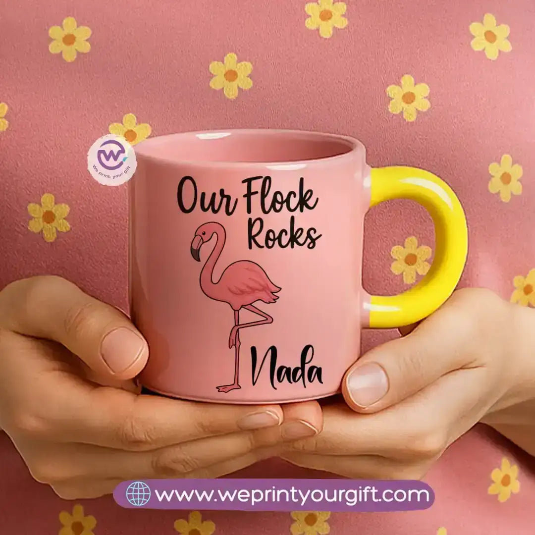 Round handle mug- Unicorn - WE PRINT