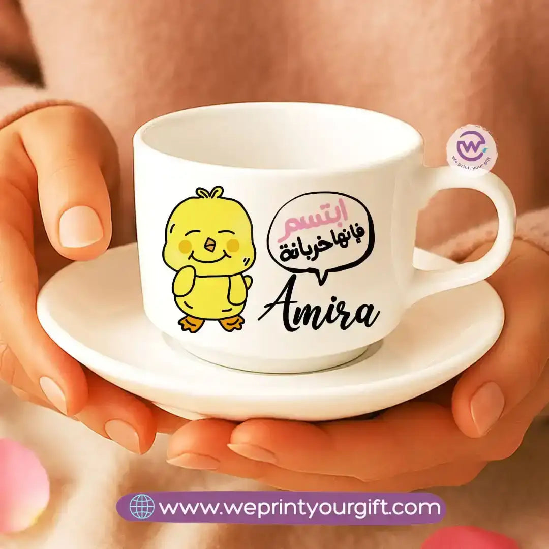 Custom Coffee Cup- Chick comic - WE PRINT