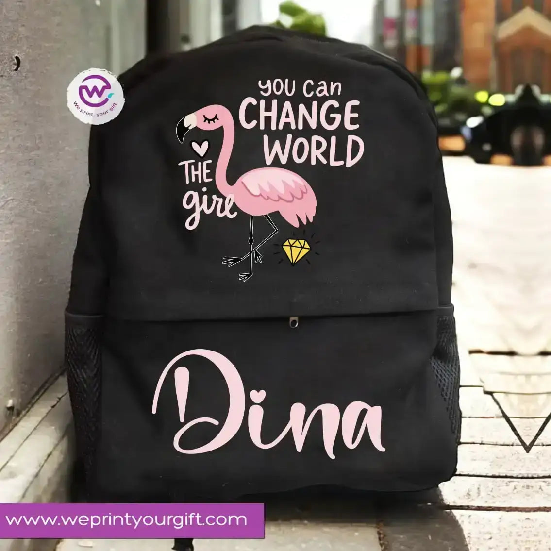 Custom back bag- Unicorn - WE PRINT