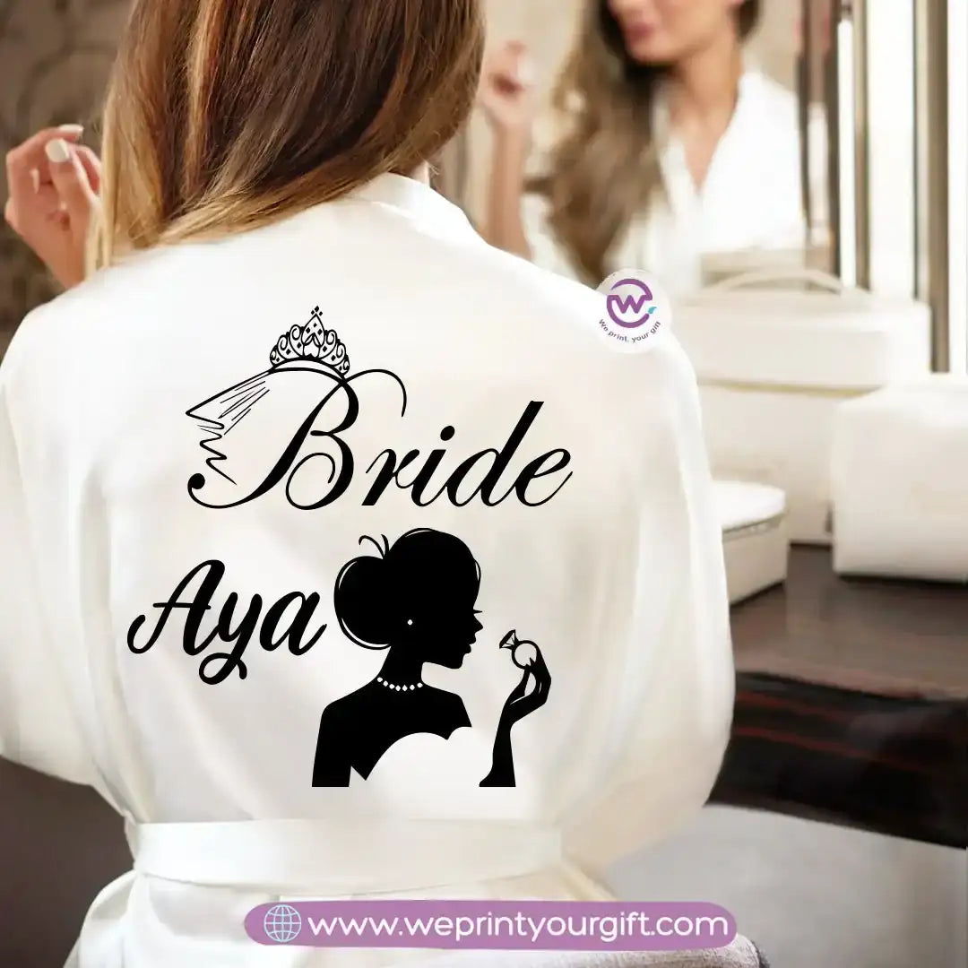 Bridal Robe-Names - WE PRINT