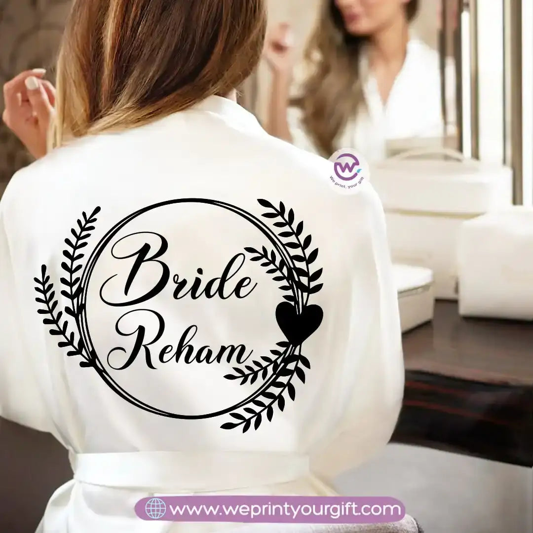 Bridal Robe-Names - WE PRINT