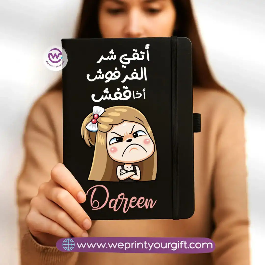 Custom notebook- Rubber notebook- Comic