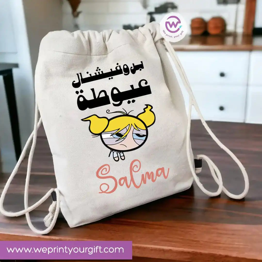 Custom bag-Drawstring bag- Comic