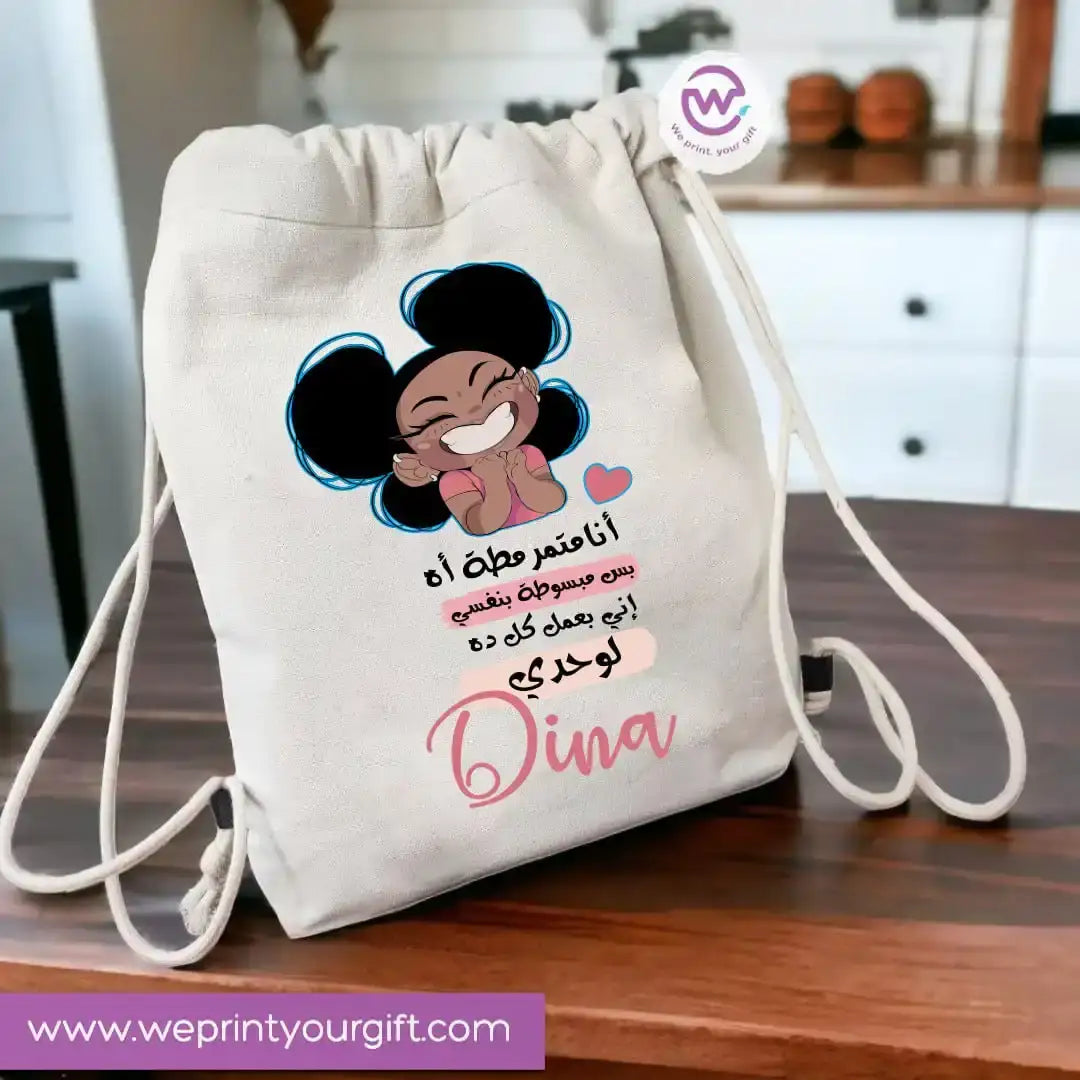 Custom bag-Drawstring bag- Comic - WE PRINT