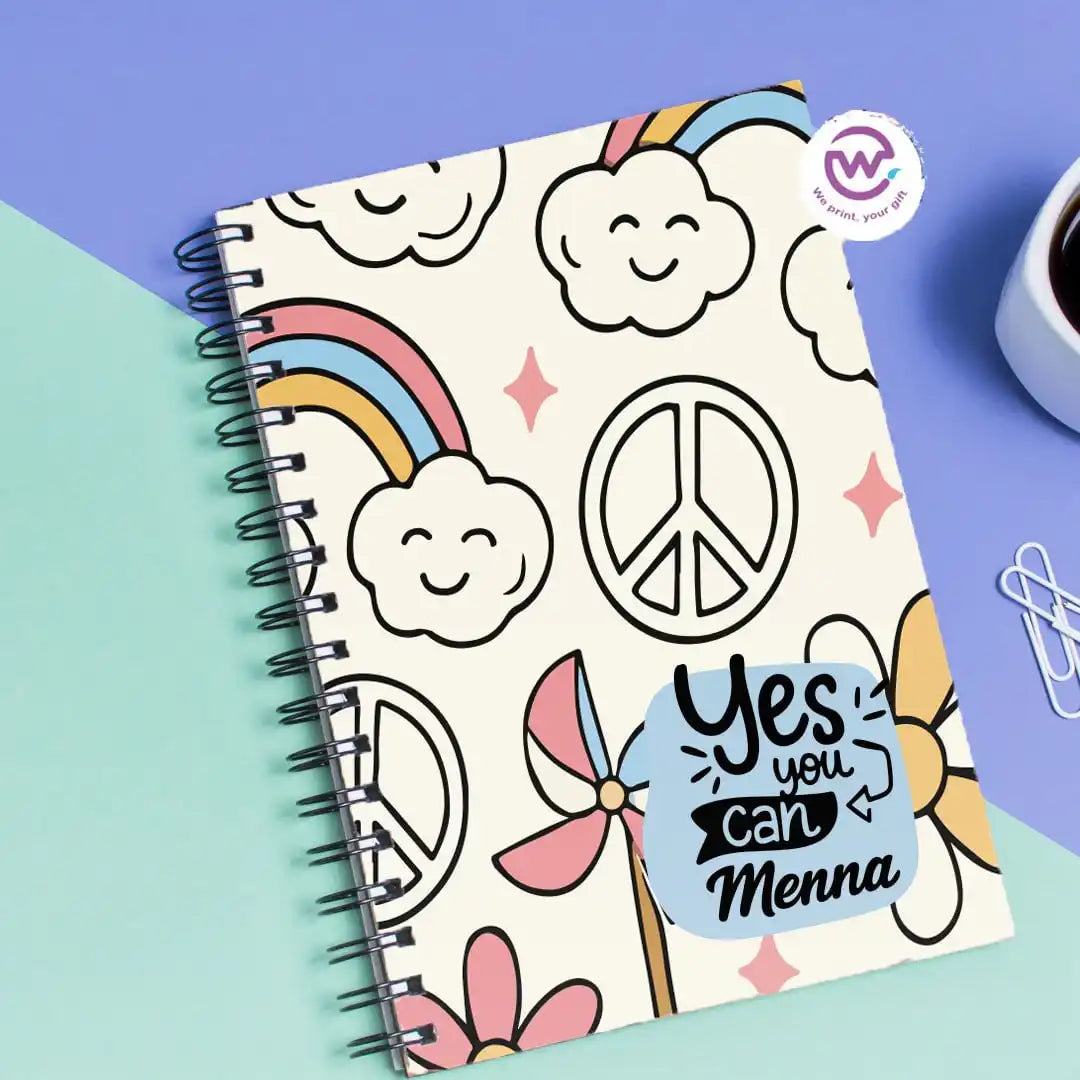 Personalized notebook- Motivation - WE PRINT