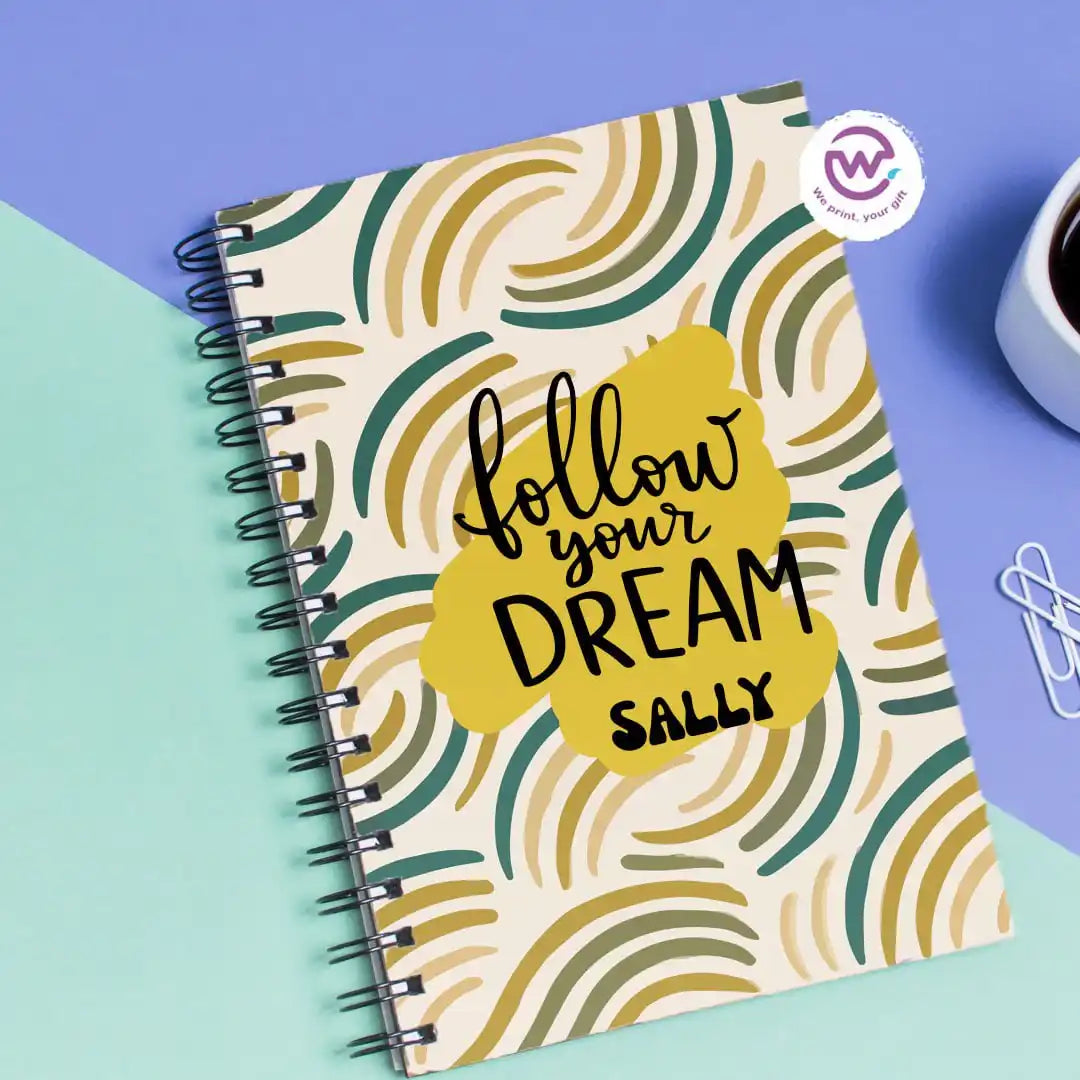 Personalized notebook- Motivation - WE PRINT
