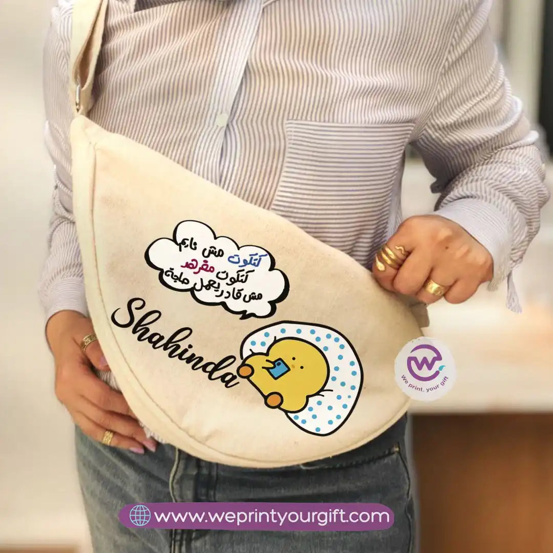 Custom waist bag- chick comic