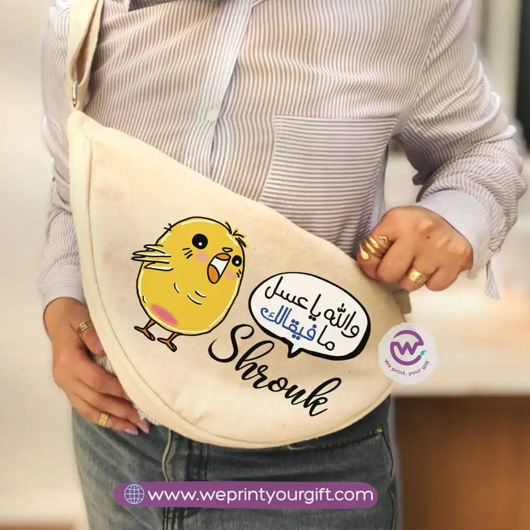 Custom waist bag- chick comic