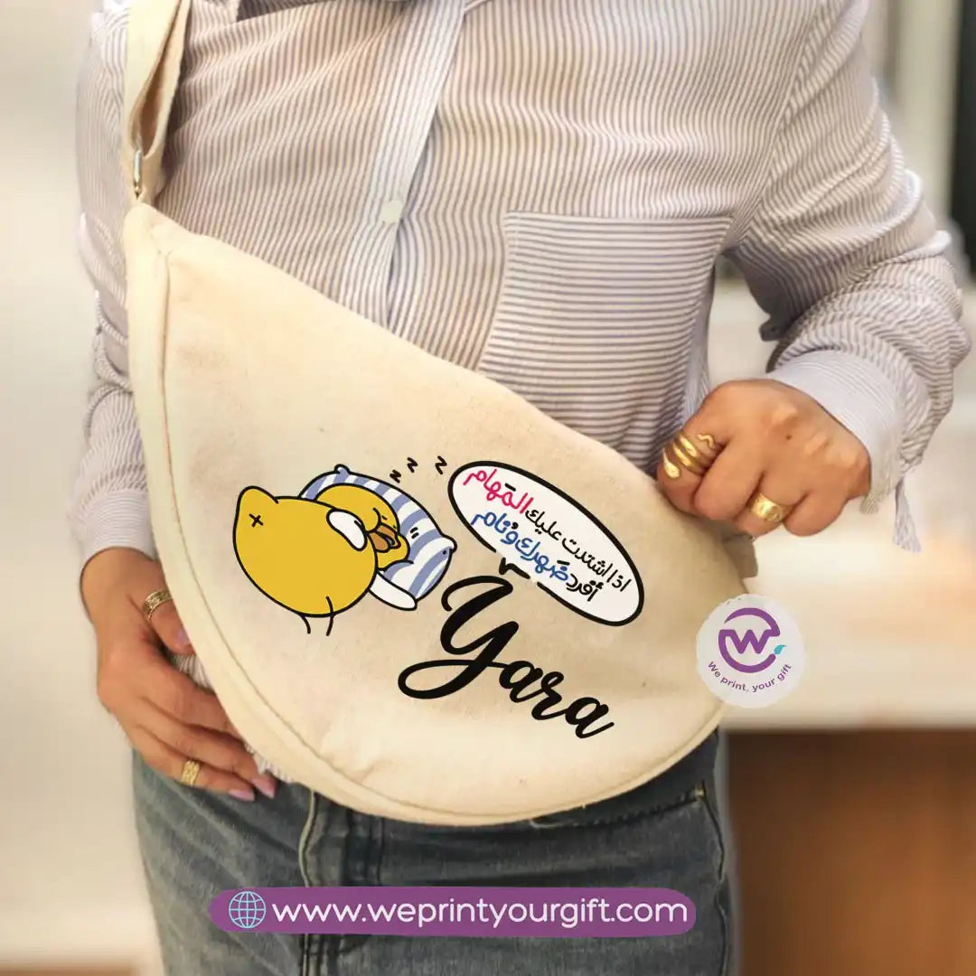 Custom waist bag- chick comic