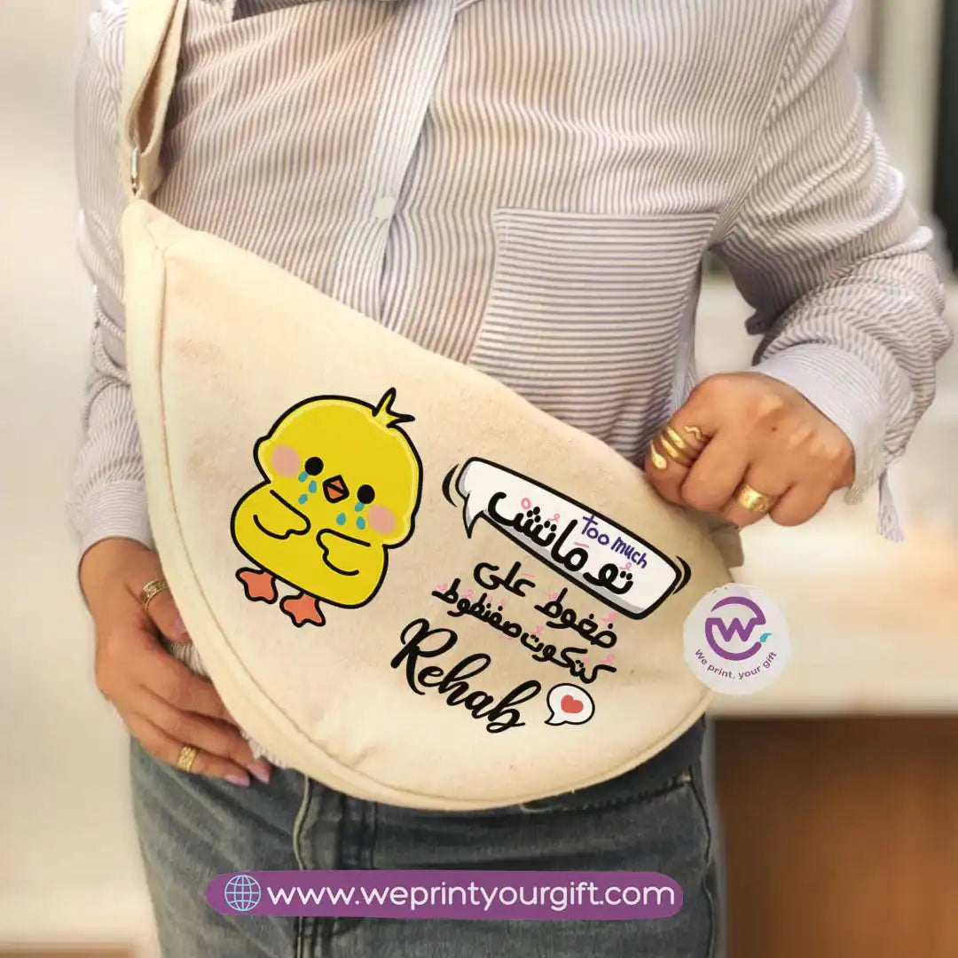 Custom waist bag- chick comic