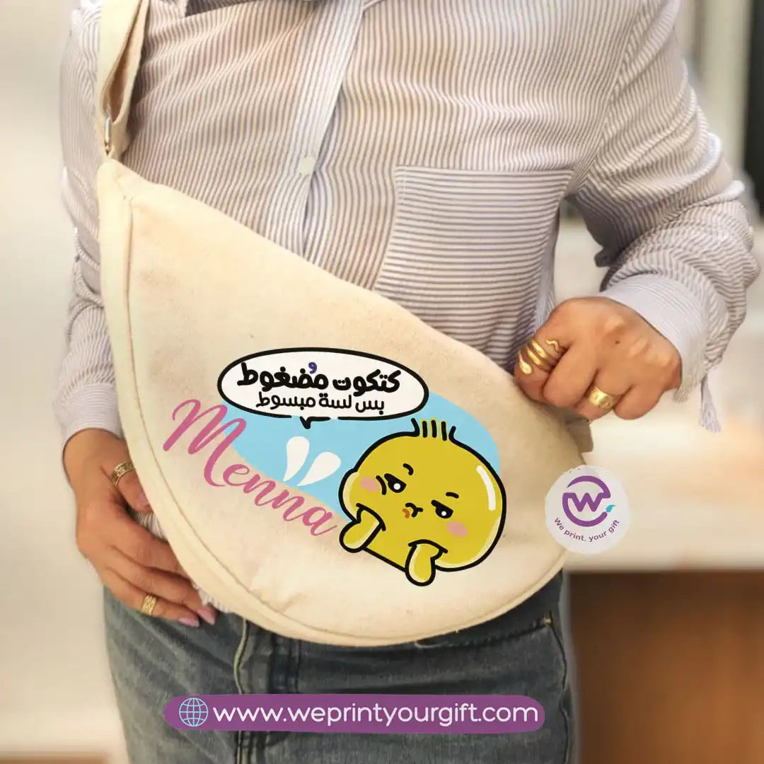 Custom waist bag- chick comic