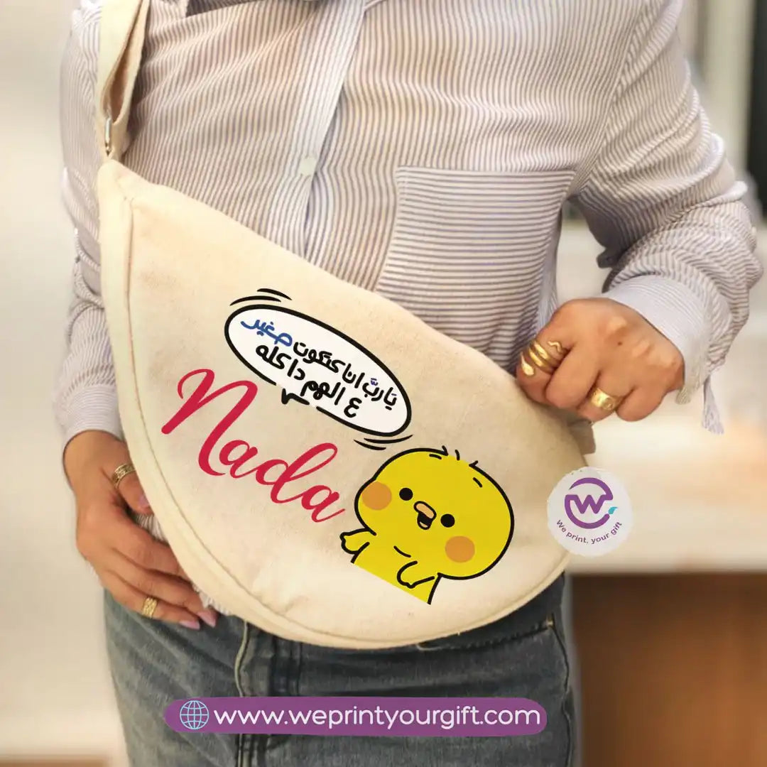 Custom waist bag- chick comic