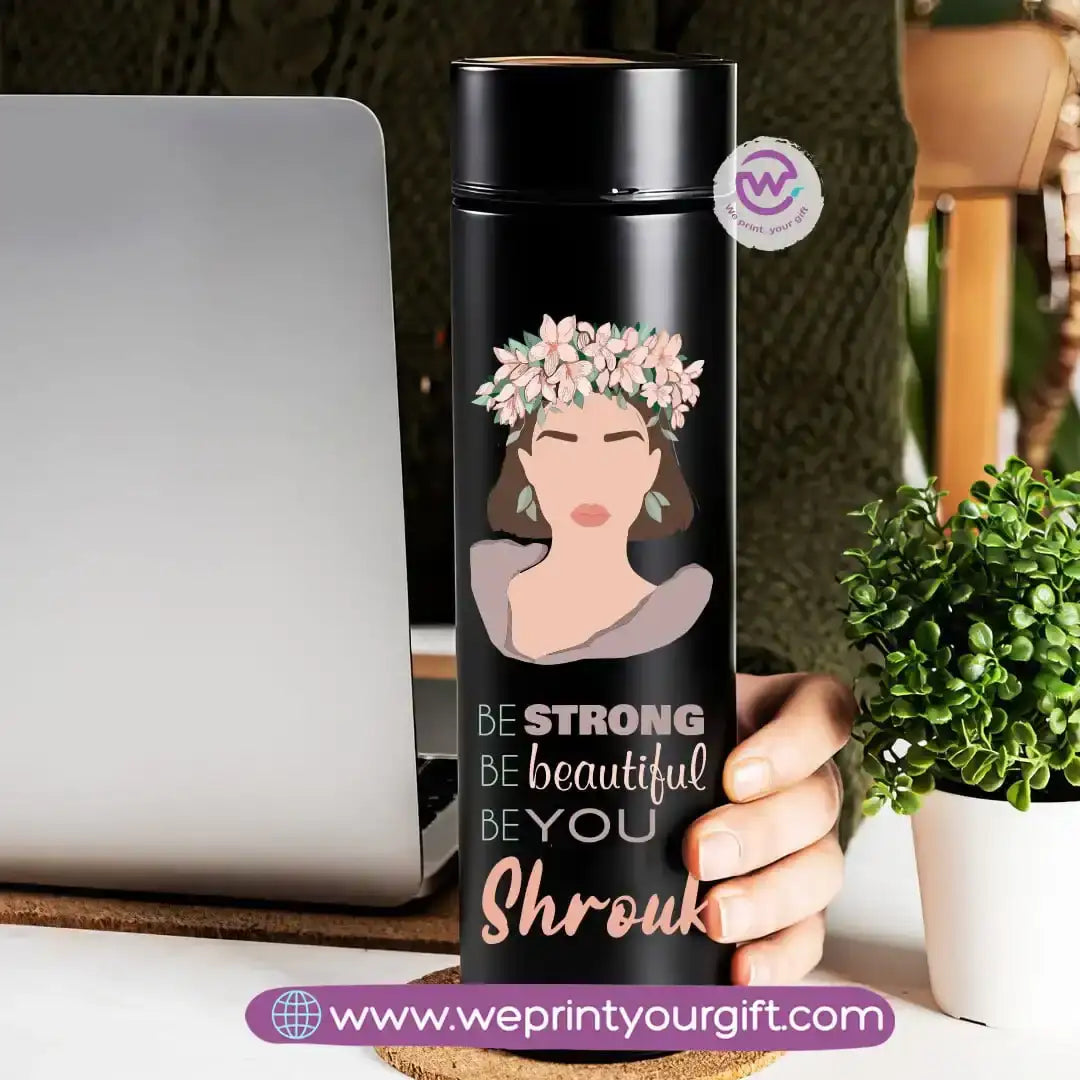 Insulated Thermal Mug- Floral - WE PRINT