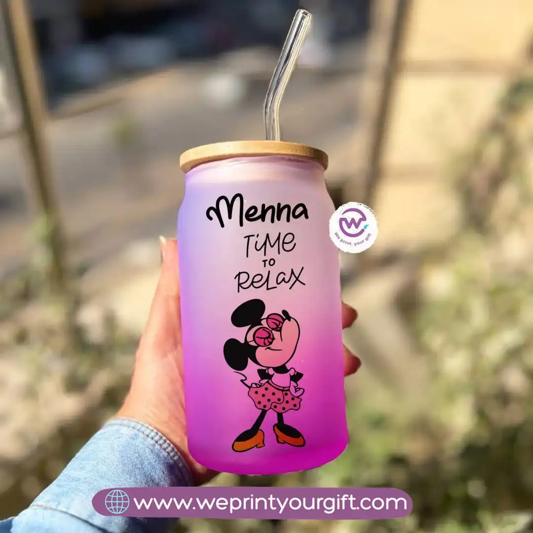 كوب مُثلّج مع قشة - ديزني