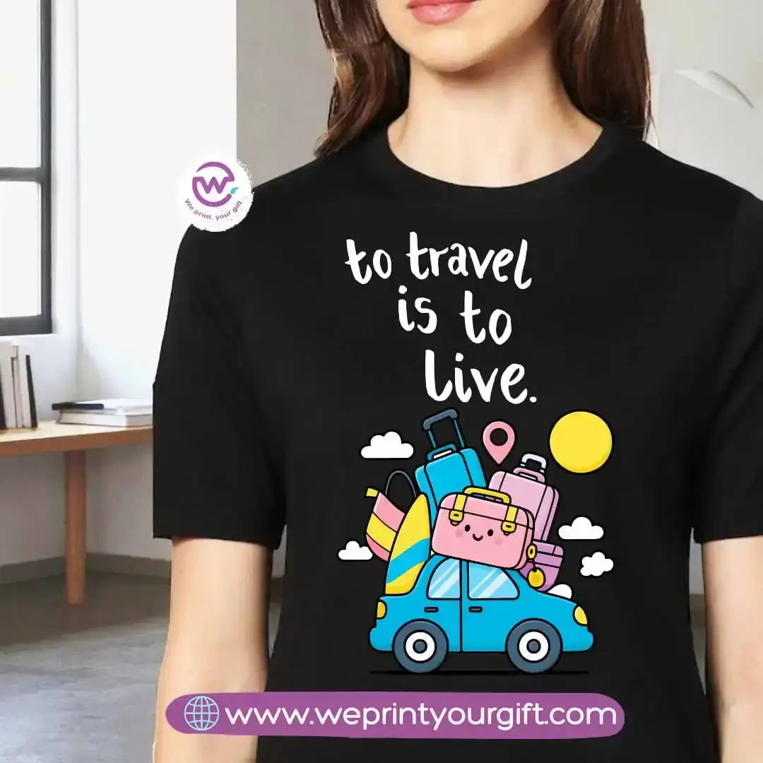 Customized T-shirt- Travel - WE PRINT