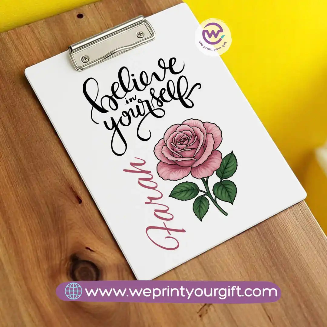 Personalized Clip Board- Motivation - WE PRINT