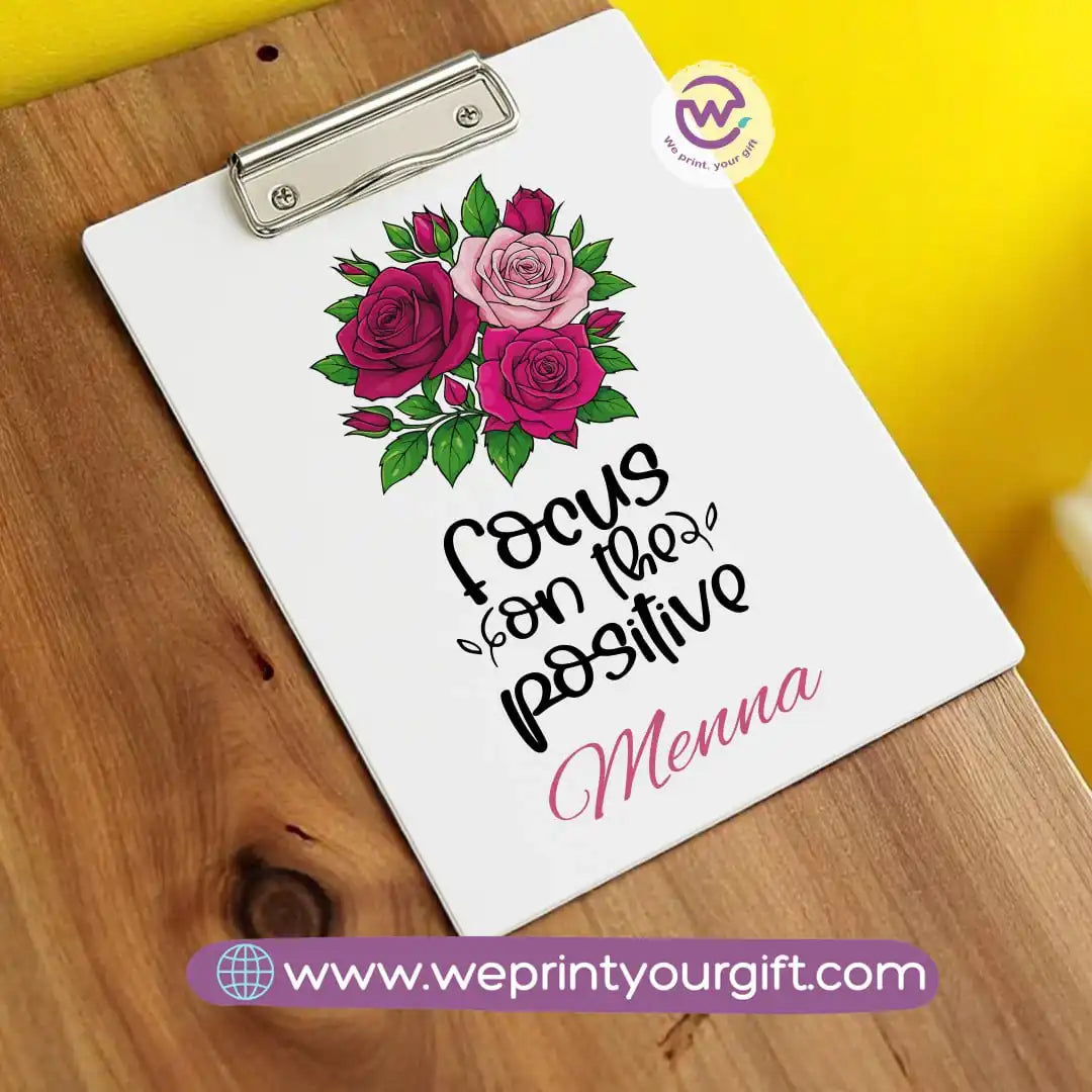 Personalized Clip Board- Motivation - WE PRINT