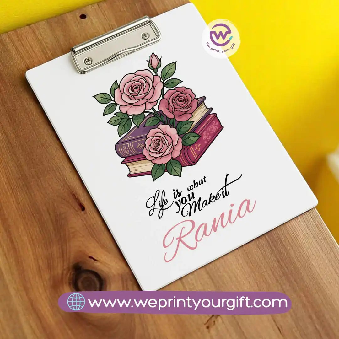 Personalized Clip Board- Motivation - WE PRINT