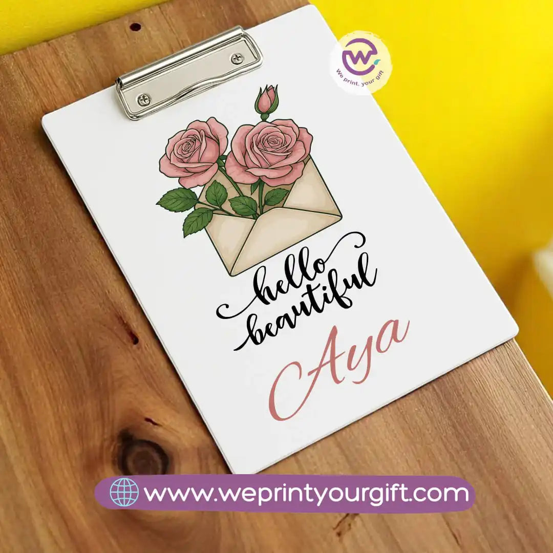 Personalized Clip Board- Motivation - WE PRINT