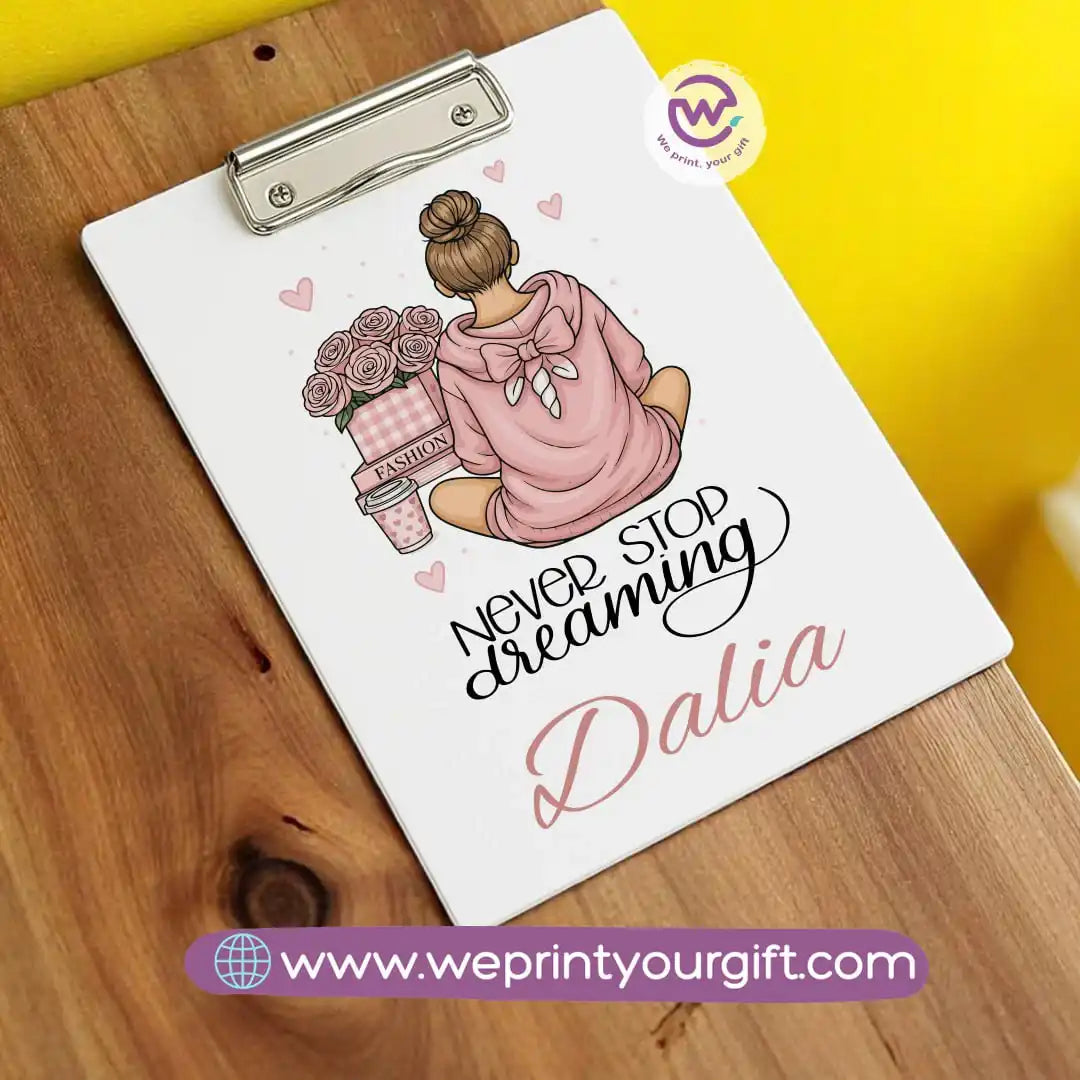 Personalized Clip Board- Motivation - WE PRINT
