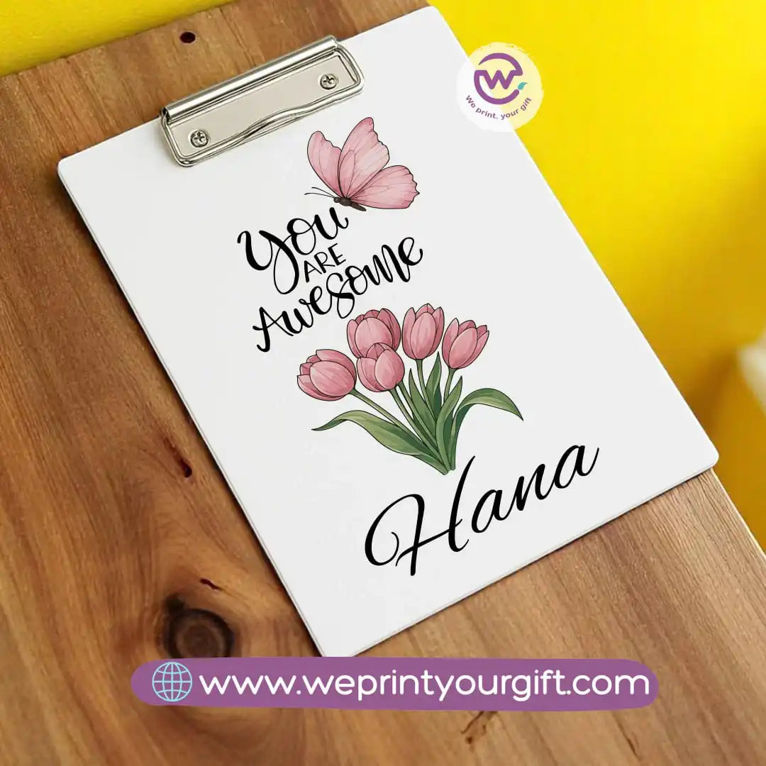 Personalized Clip Board- Motivation - WE PRINT