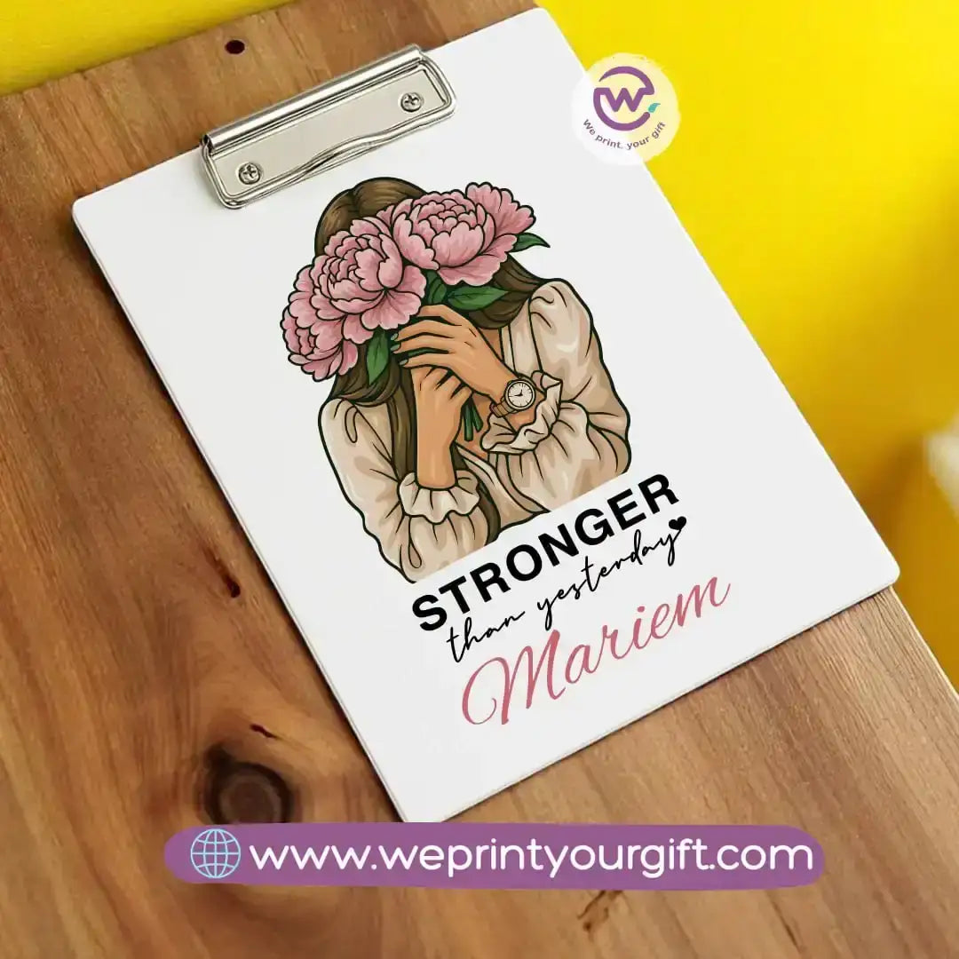 Personalized Clip Board- Motivation - WE PRINT