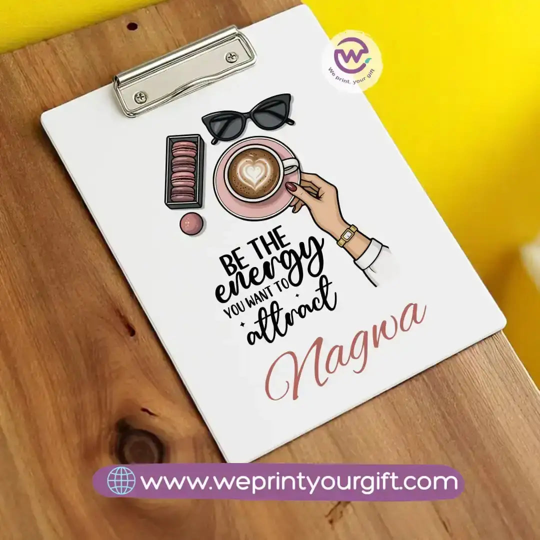 Personalized Clip Board- Motivation - WE PRINT
