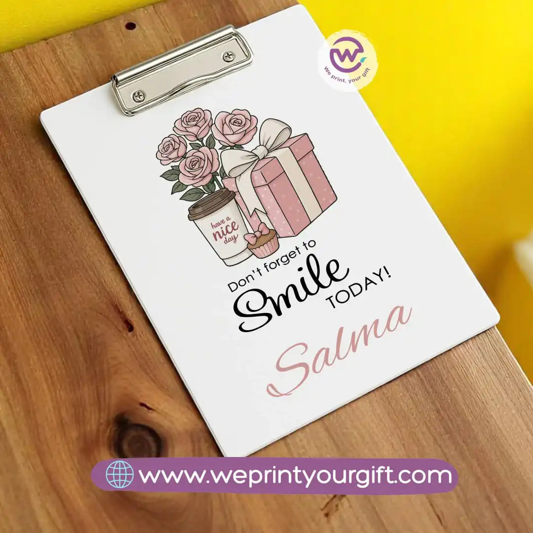 Personalized Clip Board- Motivation - WE PRINT