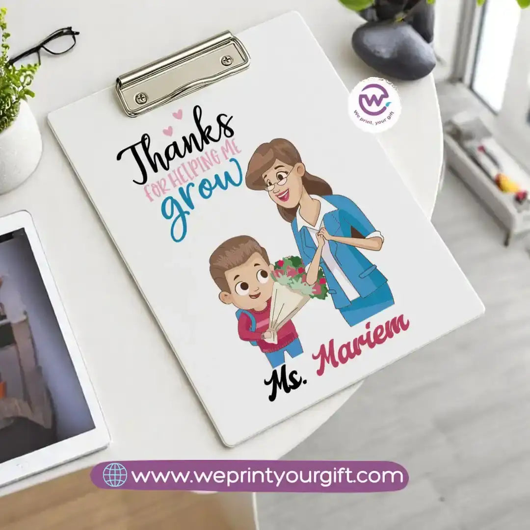 Custom Clip Board -Teacher - WE PRINT