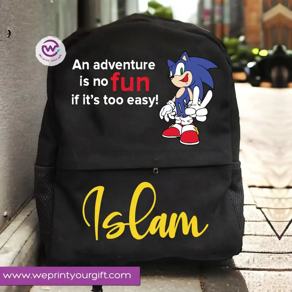 Sonic Backpack- Names