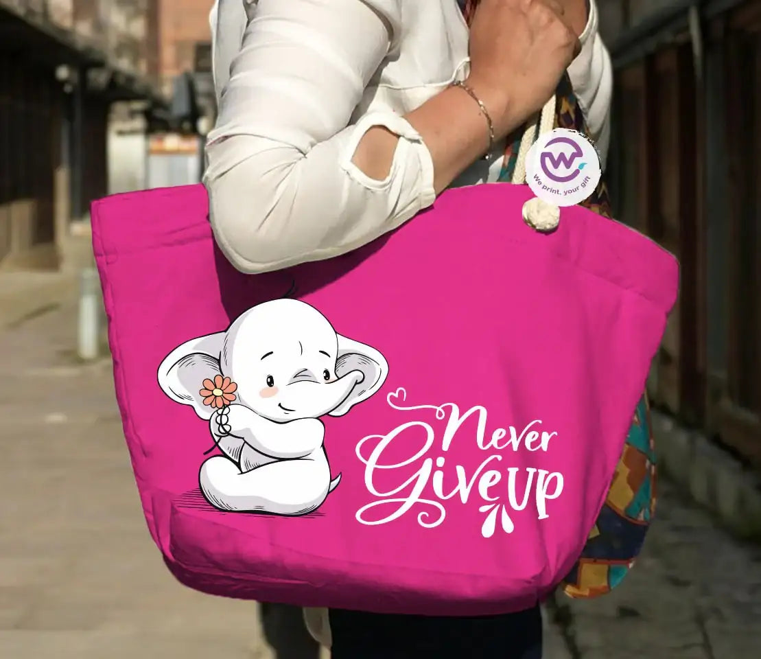 Beach bag for women- Elephant - WE PRINT