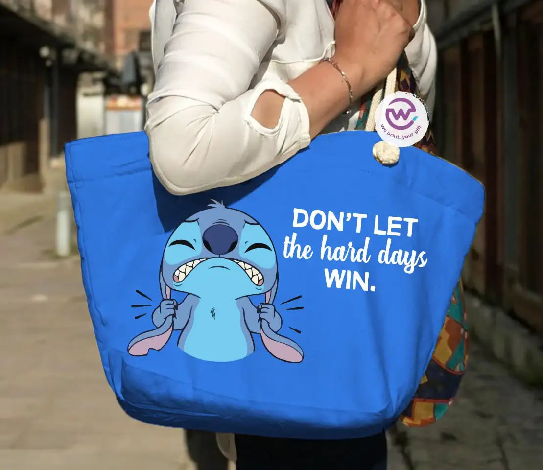 beach bag- Stitch - WE PRINT