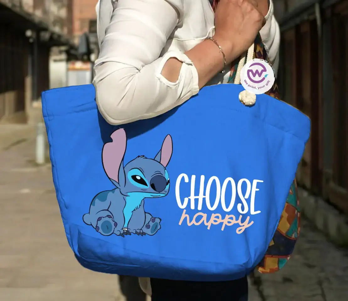 beach bag- Stitch - WE PRINT