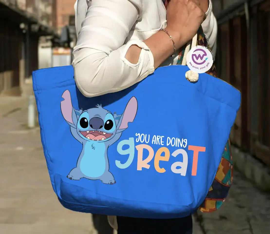 beach bag- Stitch - WE PRINT