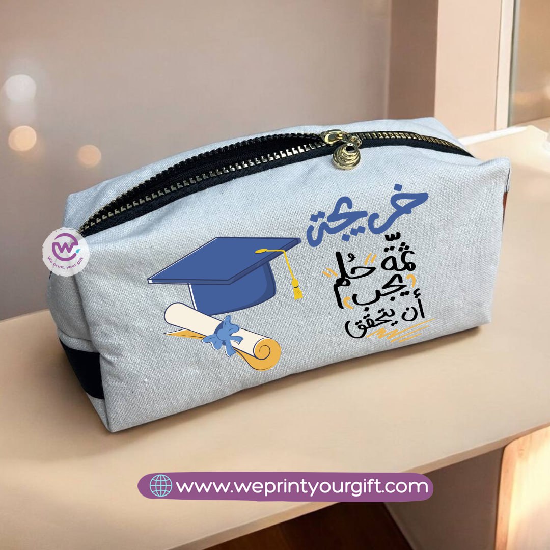 Fabric makeup bag -Graduation designs- We print – WE PRINT