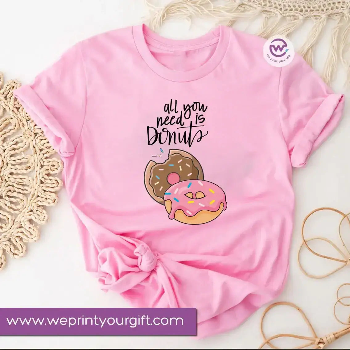 Kids T-shirt- Donuts - WE PRINT