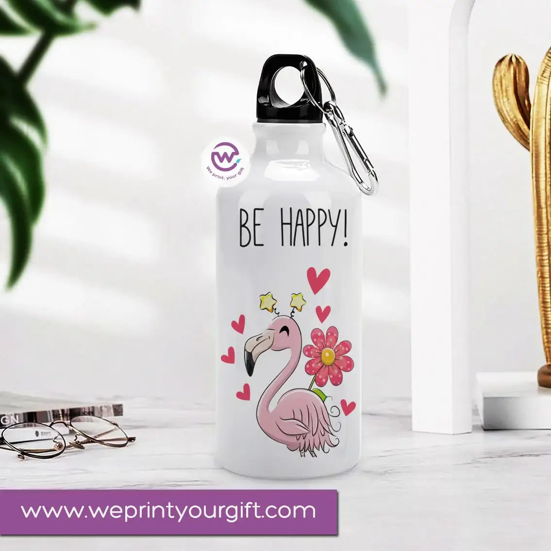 Custom Water Bottle- Unicorn - WE PRINT