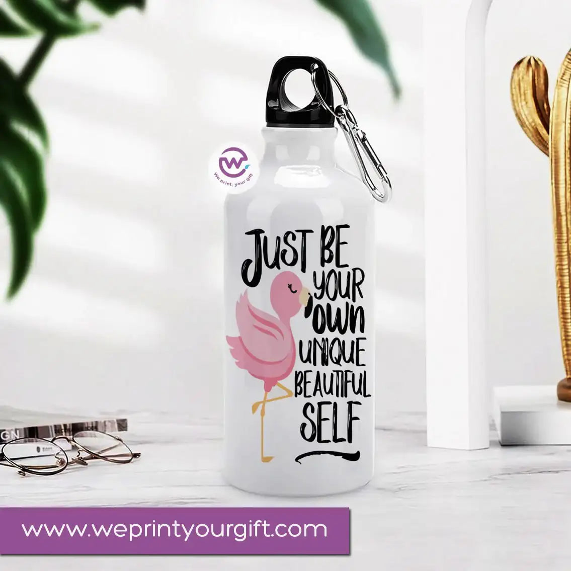 Custom Water Bottle- Unicorn - WE PRINT
