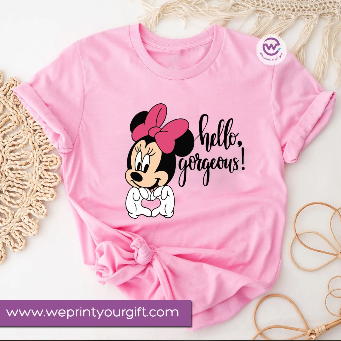 Kids shirt - Minnie mouse - WE PRINT