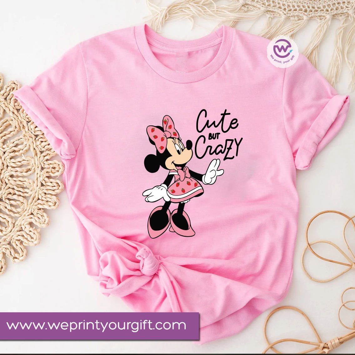 Kids shirt - Minnie mouse - WE PRINT