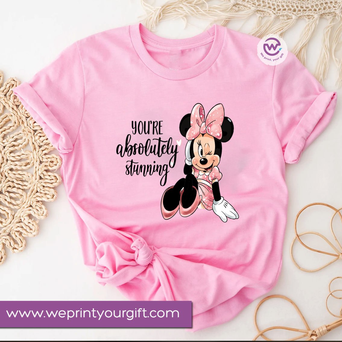 Kids shirt - Minnie mouse - WE PRINT