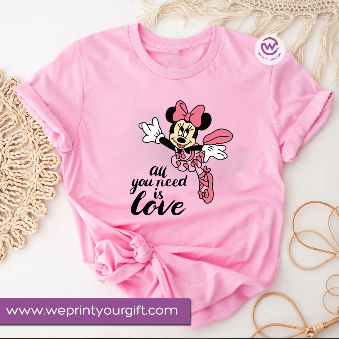Kids shirt - Minnie mouse - WE PRINT