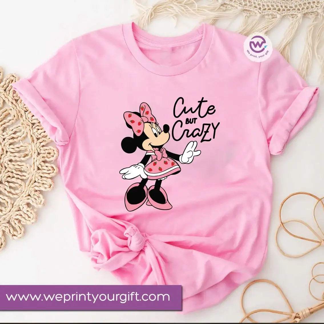 Kids shirt - Minnie mouse - WE PRINT