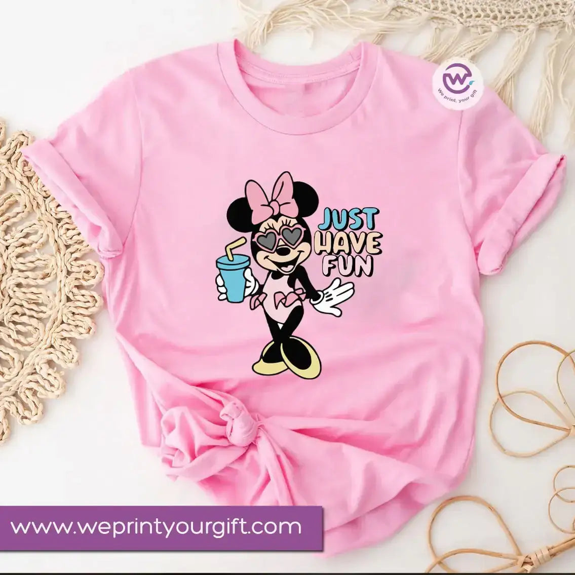 Kids shirt - Minnie mouse - WE PRINT