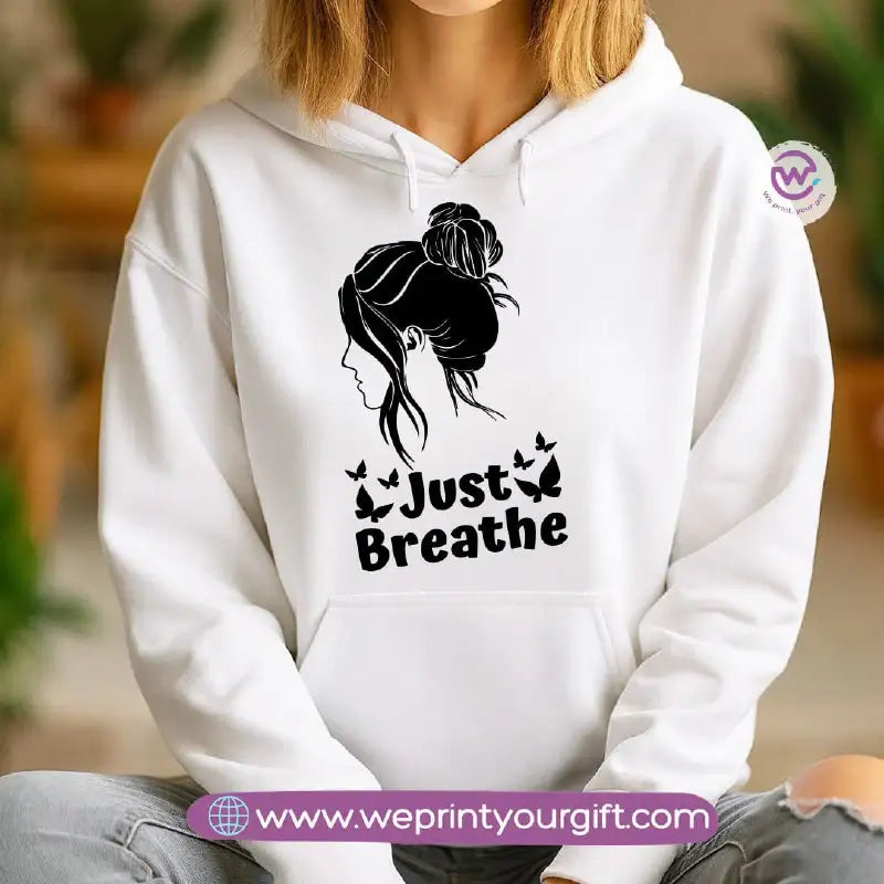 One Line Art Motivational Hoodie – Cotton Melton Unisex - WE PRINT