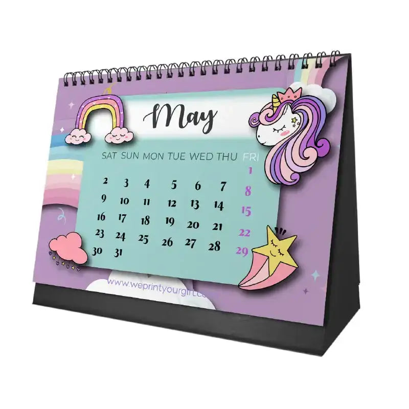 Unicorn Desk Calendar 2026 - WE PRINT