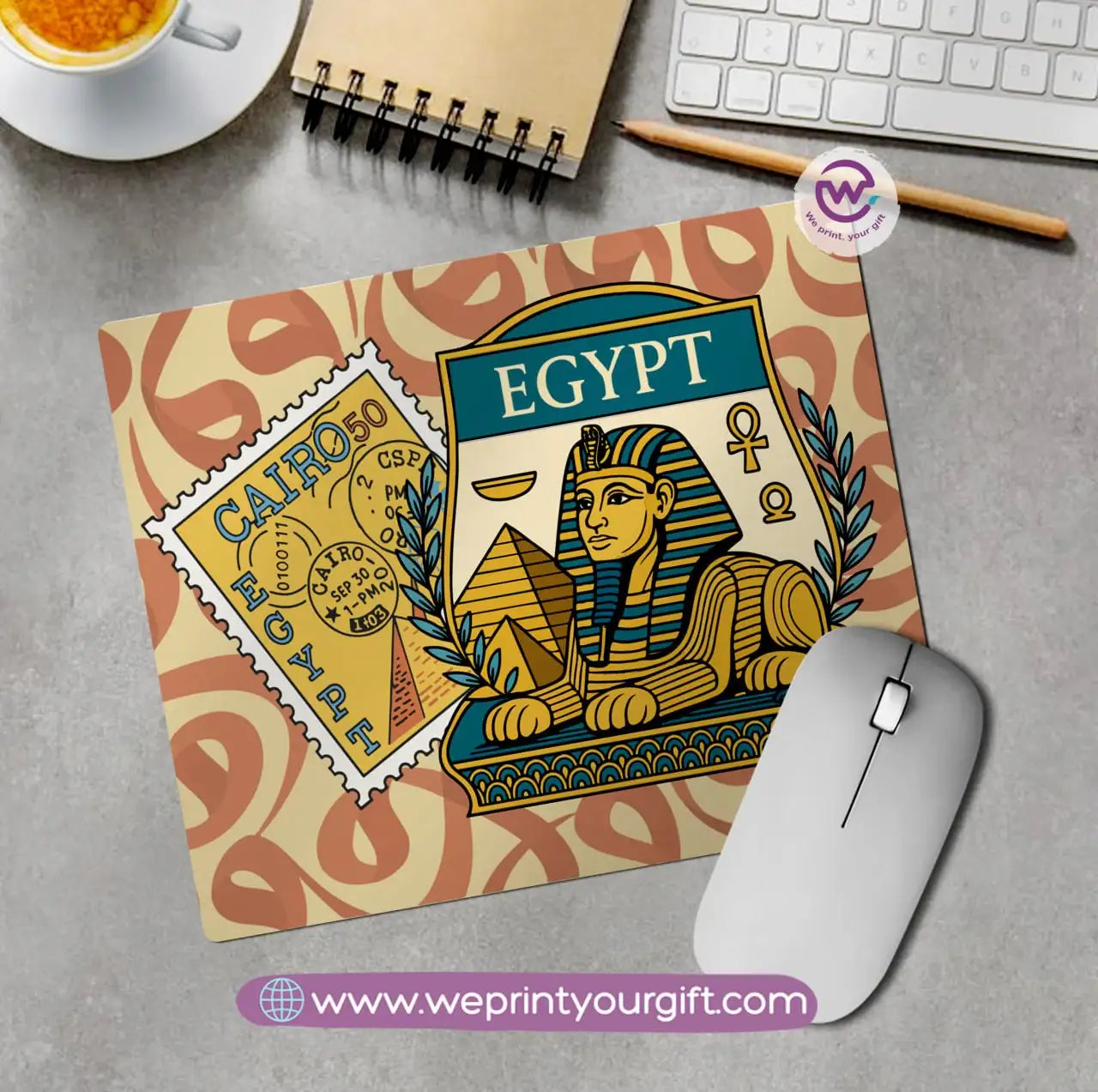 Egyptian Pharaonic Mouse Pad – Ancient Art Reimagined - WE PRINT